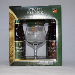 Straffe hendrik 4fl+ glas  