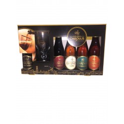 Gouden carolus 5fl+glas