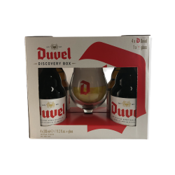 Duvel 4fl+ glas  