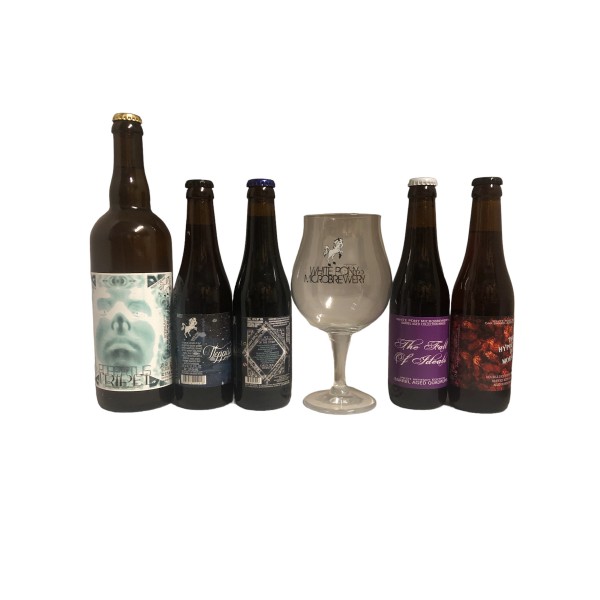 white pony pack bottles